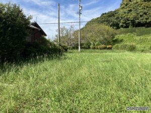 南側からの撮影です。奥には横須賀城跡地がございます。