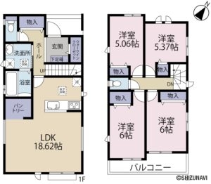ハートフルタウン函南町塚本94番 B棟の物件画像
