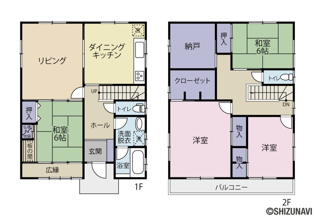 焼津市焼津6丁目の中古住宅の中古住宅4SLDK