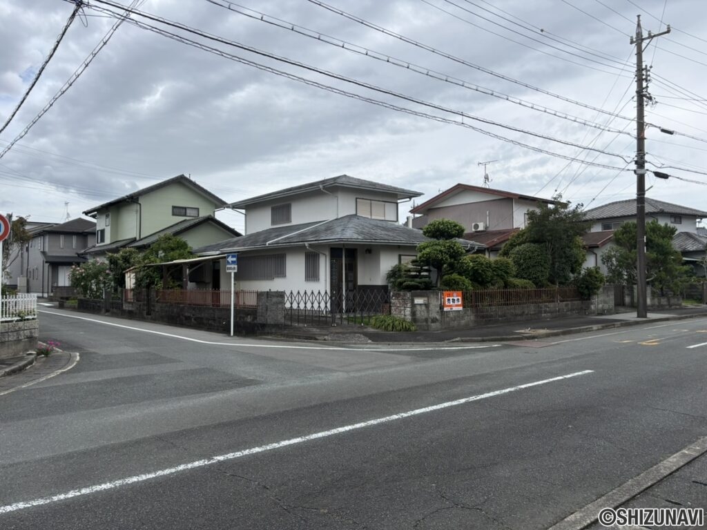 【角地・建築建築条件なし】磐田市東新町3丁目　売土地の画像