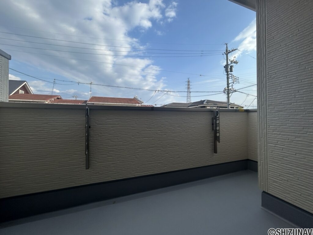 葵区　新築　バルコニー