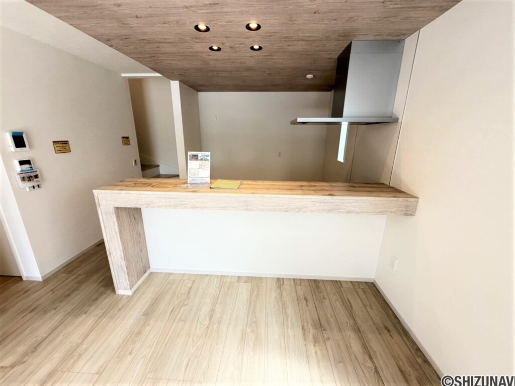 1号棟　キッチンお洒落なカフェスタイル。