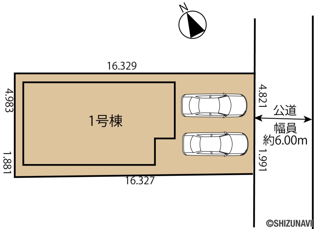 葵区羽鳥2期区画図