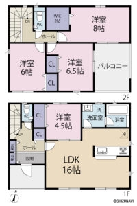 2号棟　間取り図