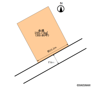 藤枝市南駿河台 売土地 89.46坪 解体更地渡しです。の物件画像