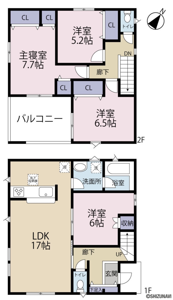 1号棟　間取り図