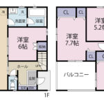 1号棟　間取り図