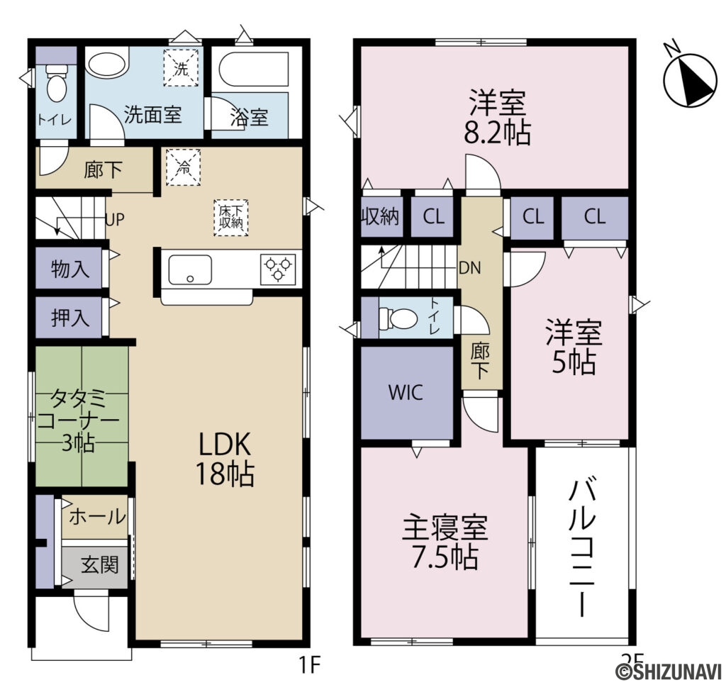 1号棟　間取り図