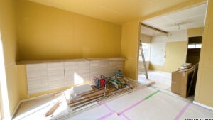 【リフォーム中/リビング別角度】