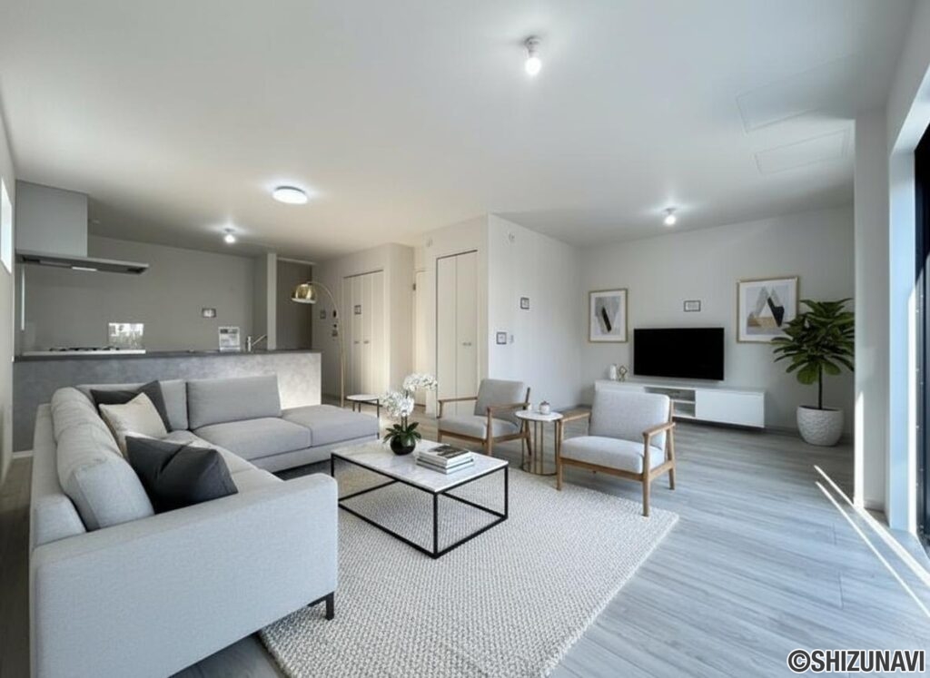 2号棟リビング※家具はイメージになります。