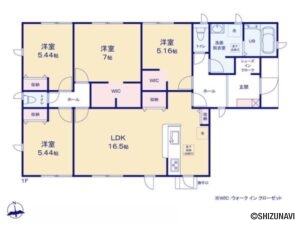 【2025年11月完成予定】磐田市福田　4LDK　平屋の物件画像