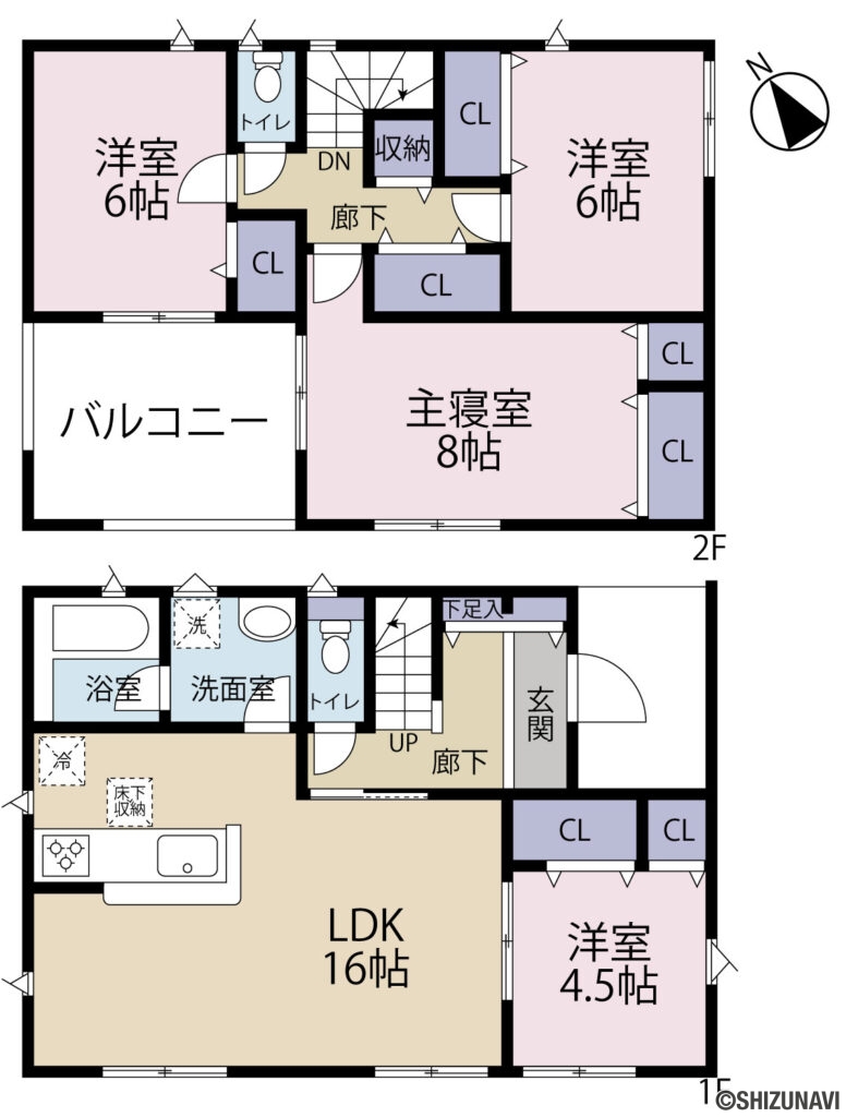 1号棟　間取り図