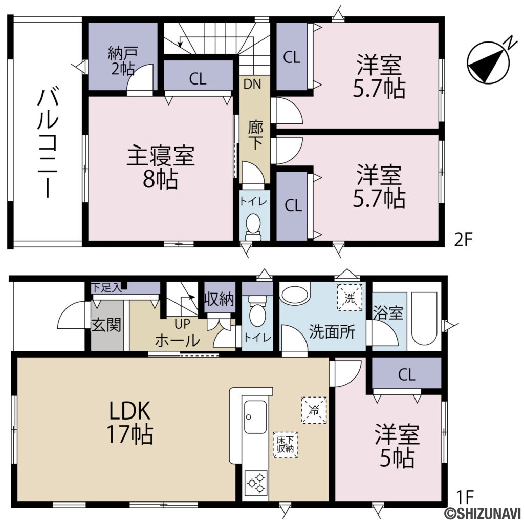 1号棟　間取り図