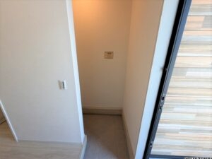 １号棟　土間収納アウトドア用品等の長物はこちらに収納もできます！