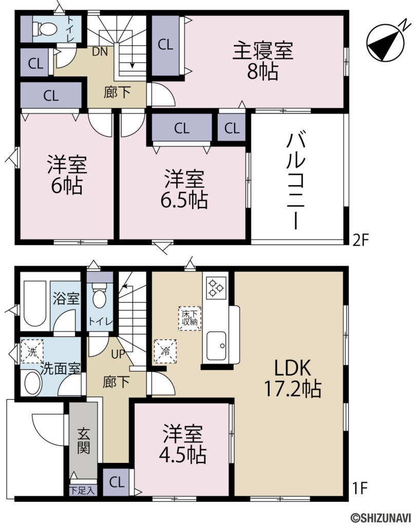 ２号棟　間取り図