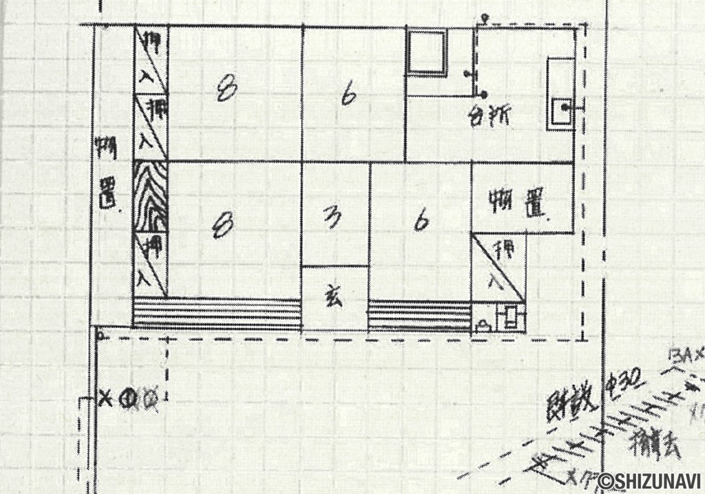 【許可宅地】浜松市中央区伊佐地町　中古住宅の画像