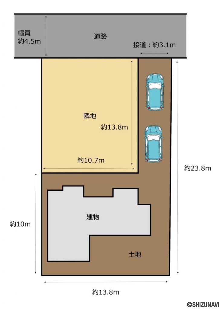 カチタス　塩津　区画図