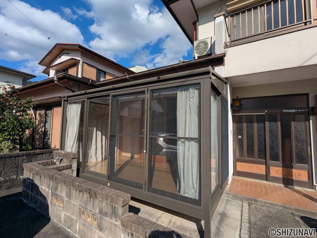 外からのサンルーム