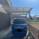 駐車場　カーポート付きです。