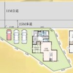 間取り図、全体区画図