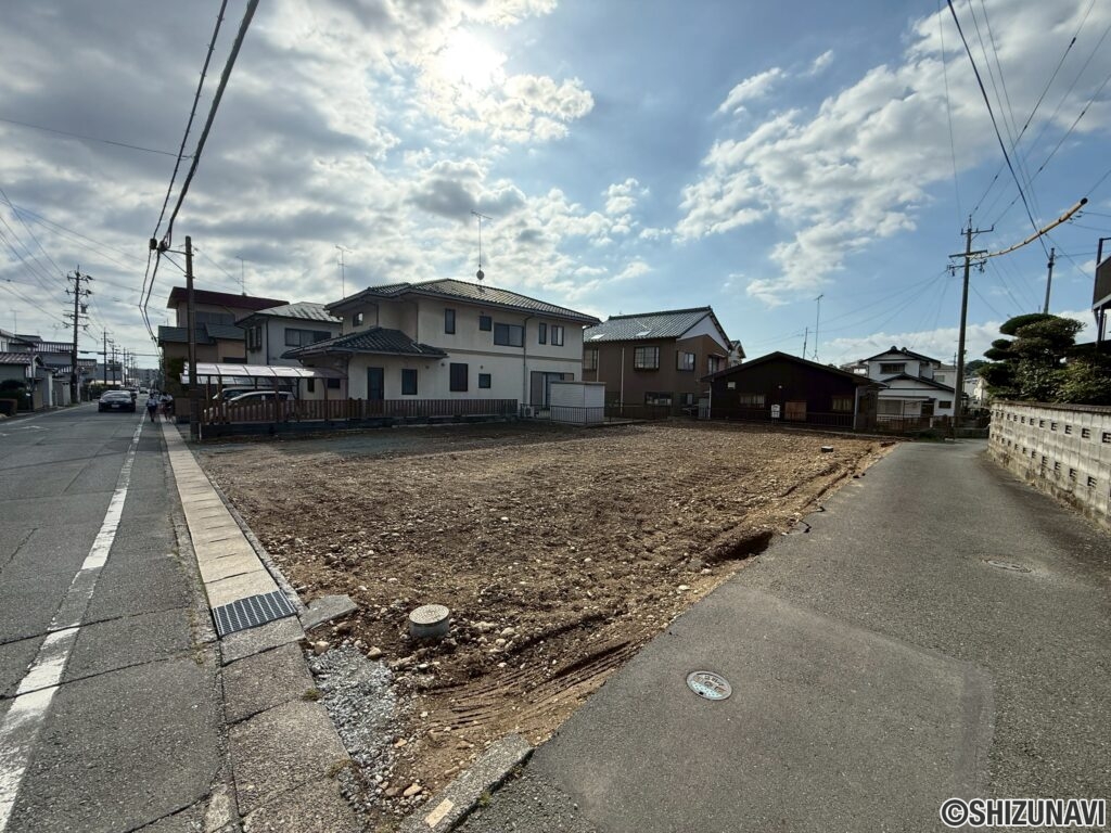 【仲介手数料不要】磐田市見付　売土地　「建築条件なし」の画像