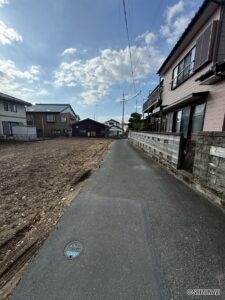 磐田市見付　売土地　「建築条件なし」の画像