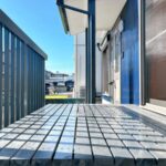 石坂【リフォーム後】1階LDK前にあるウッドデッキです。