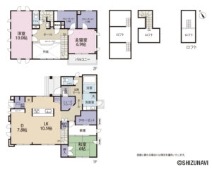 芙蓉台三井ホーム間取図