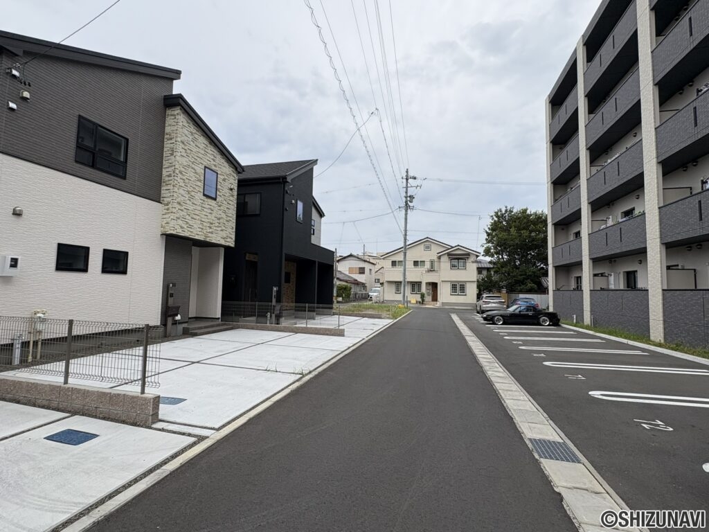 清水区桜橋町 前面道路