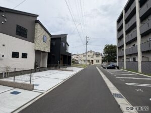 清水区桜橋町 前面道路