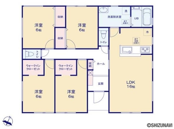 住吉9期 3号棟 間取り図