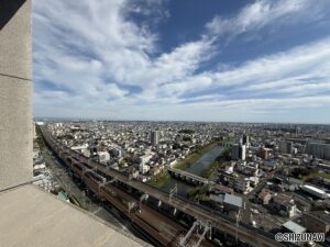 免震マンション　タワー・ザ・ファースト　22階　高層階ならではの眺望が魅力ですの画像