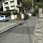 前面道路（南側から撮影）
