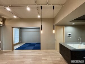 リビングより和室側を撮影