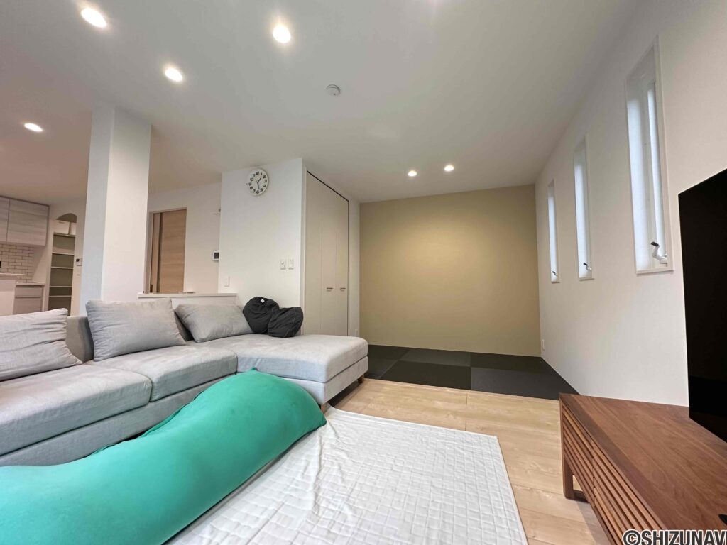 畳スペースはお子様の遊び場に最適。