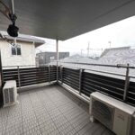 バルコニーはゆったりとした広さがあります。