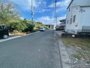 藤枝市南新屋　土地　前面道路