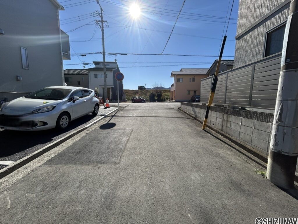 葵区　新築　道路