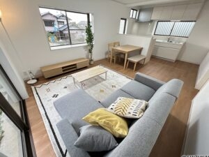 LDK　別角度です。　※ニトリ家具設置