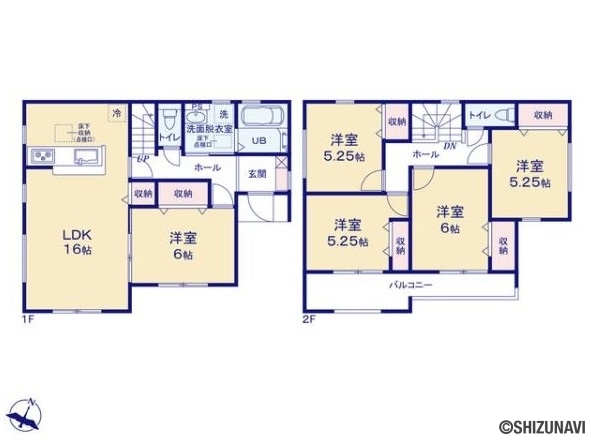住吉9期 2号棟 間取り図