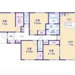 1号棟 間取り図