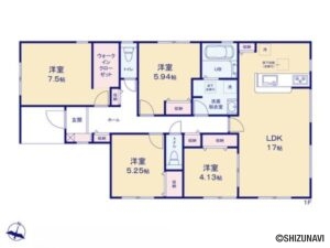 【2025年12月完成予定】菊川市加茂　2棟　4LDKの物件画像