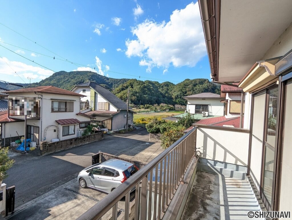 バルコニーからの眺望です。