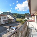 バルコニーからの眺望です。