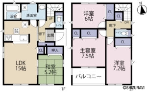 【2025年10月完成予定】富士市中里第９／3号棟の物件画像