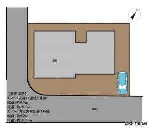 葵区内牧　形状図