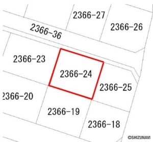 葵区あさはた２丁目　間口14ｍ 54.32坪 売土地の物件画像