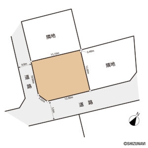 下長窪土地区画図