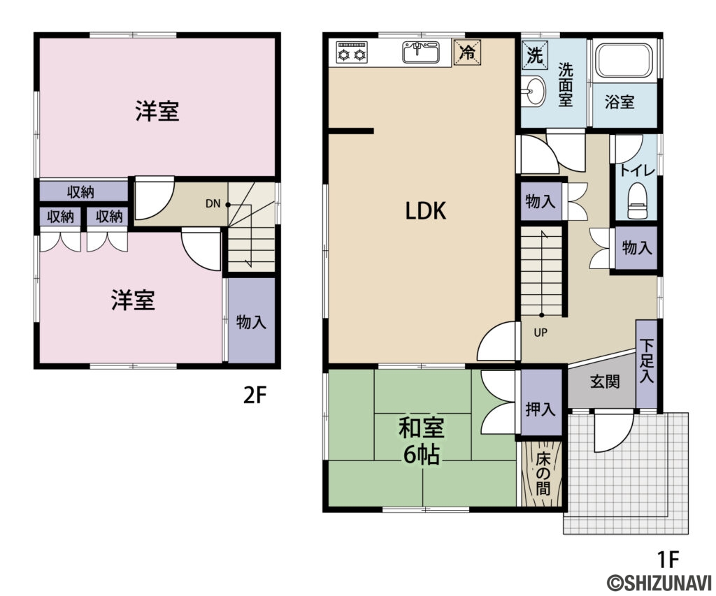 焼津市　田尻　中古住宅の中古住宅3LDK