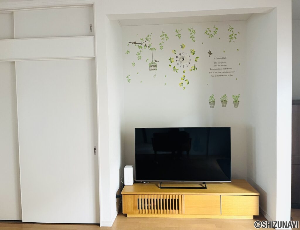 リビング　TV置き場です